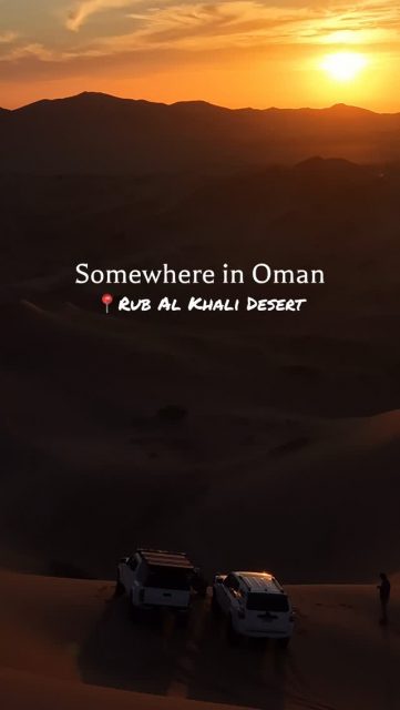 Experience the magic of the Rub Al Khali Desert in Oman — the world’s largest sand desert and one of the most unforgettable places to visit in Salalah. 🌅🐪

Join our fully guided Rub Al Khali desert tours from Salalah and explore endless golden dunes, hidden Bedouin routes, black camels, breathtaking sunset spots, and the true beauty of the Empty Quarter.

Choose your adventure:
🏜️ Desert Sunset Tour
🌙 Overnight Desert Camp Experience
🚙 Multi-Day Desert Expedition
🔥 Dune Bashing & Sand Driving Lessons
🧭 Guided Self-Drive Desert Tours in Your Own 4x4

Want to learn how to drive in the desert safely? Our experienced local guides will teach you desert driving techniques, dune crossing, tyre pressure basics, recovery skills, and navigation in the Rub Al Khali.

Perfect for adventure travellers, photographers, couples, families, and overlanding enthusiasts visiting Oman and Salalah.

📍 Rub Al Khali Desert | Empty Quarter Oman
📍 Tours starting from Salalah, Dhofar
📩 DM us to plan your desert adventure in Oman

#RubAlKhali #EmptyQuarter #Salalah #Oman #VisitOman SalalahOman DesertTour RubAlKhaliDesert EmptyQuarterOman SalalahTours OmanTravel DesertAdventure DesertCamping SunsetTour 4x4Adventure OverlandingOman DesertExpedition Dhofar DiscoverOman TravelOman VisitSalalah OmanDesert DesertSafari SelfDriveAdventure AdventureTravel MiddleEastTravel CampingOman GoSalalahTour DesertDriving OffRoadOman