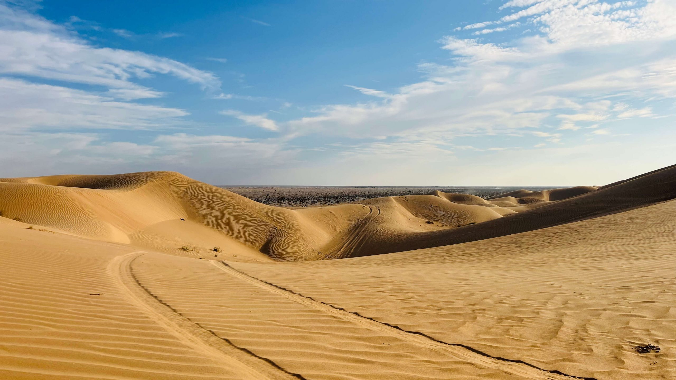 Salalah Desert Dunes with blue sky
