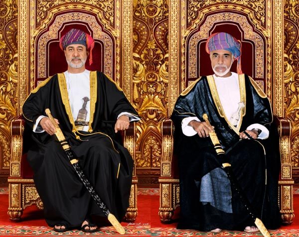 Sultan Haitham and Sultan Qaboos