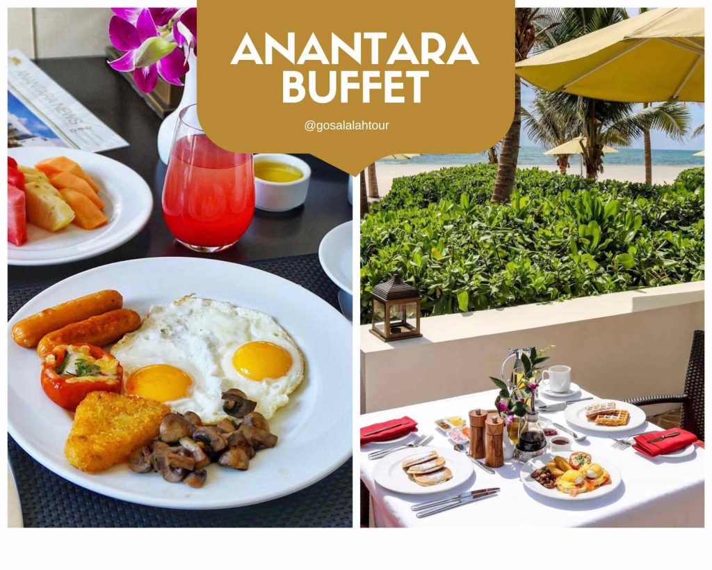 Anantara Al Baleed Breakfast Buffet