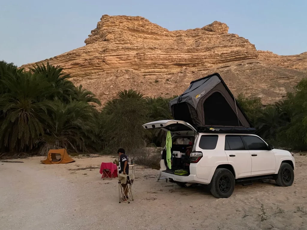 Camping in Wadi Ash Shuwaymiyyah
