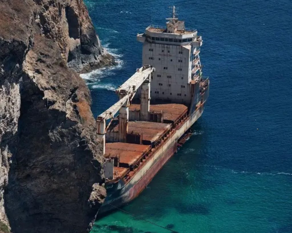 Abandoned Ship near Salalah