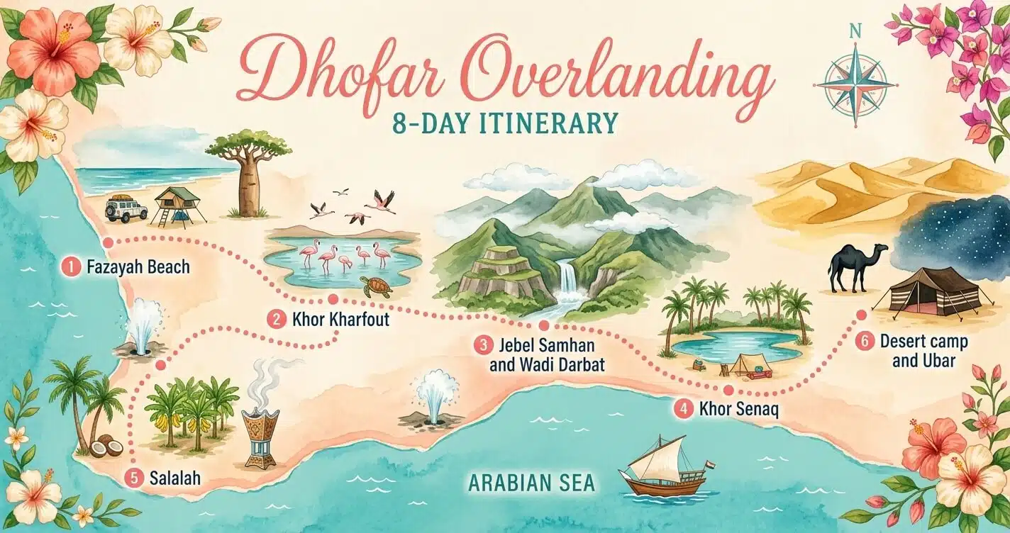 8-Day Dhofar Overlanding Itinerary